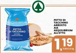 Interspar Pett di tacchino Aia Aequilibrium offerta