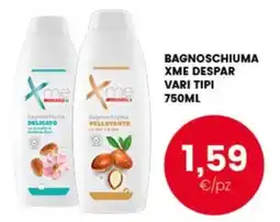 Interspar Bagnoschiuma Xme Despar offerta