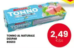 Interspar Tonno al naturale Despar offerta