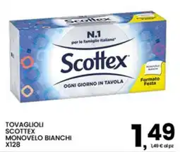Interspar Tovaglioli Scottex monove lo bianchi offerta