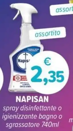 Il Tulipano Napisan spray disinfettante o igienizzante bagno o sgrassatore offerta