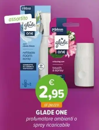 Glade One profumatore ambienti o spray ricaricabile