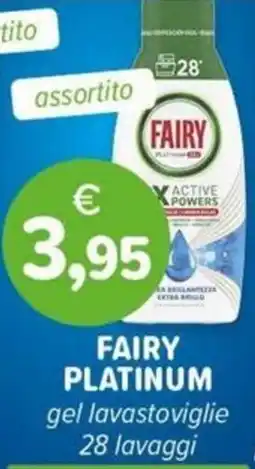 Il Tulipano Fairy Platinum gel lavastoviglie offerta
