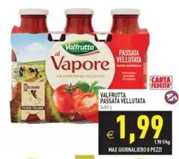 Supermercati Agorà Valfrutta passata vellutata offerta