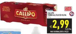 Supermercati Agorà Callipo tonno all'olio di oliva offerta