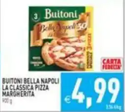 Supermercati Agorà Buitoni Bella Napoli la classica pizza margherita offerta