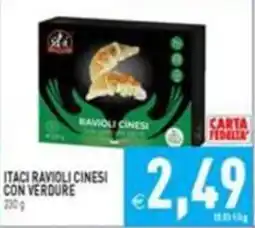 Supermercati Agorà Itaci ravioli cinesi con verdure offerta