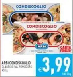 Supermercati Agorà Arbi condiscoglio classico offerta