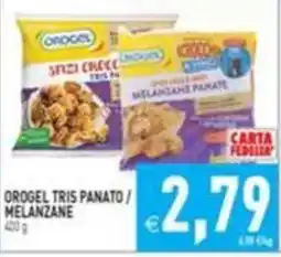 Supermercati Agorà Orogel tris panato / melanzane offerta