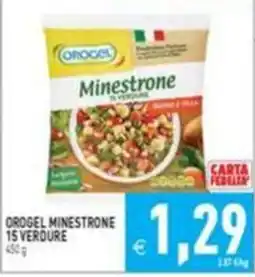 Supermercati Agorà Orogel minestrone 15 verdure offerta