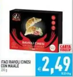 Supermercati Agorà Itaci ravioli cinesi con maiale offerta