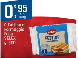 Ottimo Market Fettine di Formaggio Fuso Selex offerta
