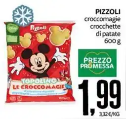 PRO7 Supermercati Pizzoli croccomagie crocchette di patate offerta
