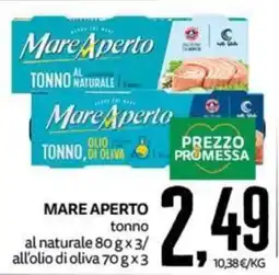 PRO7 Supermercati Mare Aperto tonno al naturale offerta