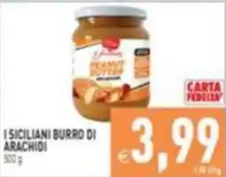 Supermercati Agorà I siciliani burro di arachidi offerta