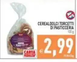 Supermercati Agorà CerealDolci Torcetti di Pasticceria offerta