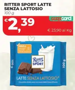Coop Master Alleanza 3.0 Ritter Sport Latte Senza Lattosio offerta