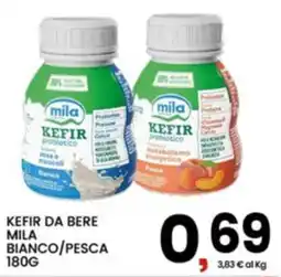 Interspar Kefir da bere Mila Bianco/Pesca offerta