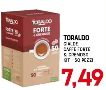 Toraldo cialde caffè forte & cremoso