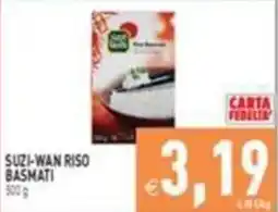 Supermercati Agorà Suzi-wan riso basmati offerta