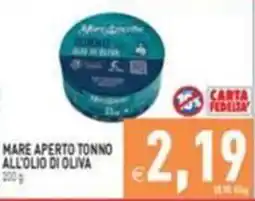 Supermercati Agorà Mare Aperto tonno all'olio di oliva offerta