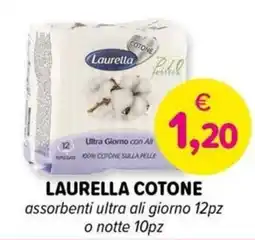 Il Tulipano Laurella cotone assorbenti ultra ali giorno offerta