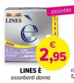 Il Tulipano Lines è assorbenti donna offerta