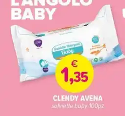 Il Tulipano Clendy avena salviette baby offerta