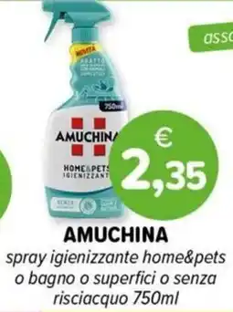 Il Tulipano Amuchina spray igienizzante home&pets offerta