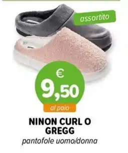 Il Tulipano Ninon Curl o Gregg pantofole uomo/donna offerta