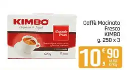 Ottimo Market Caffè Macinato Fresco KIMBO offerta