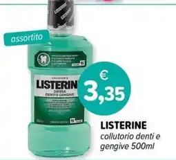 Il Tulipano Listerine collutorio denti e gengive offerta