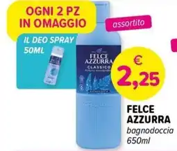 Il Tulipano Felce Azzurra bagnodoccia offerta