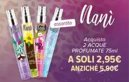 Il Tulipano Nani acqua profumata offerta