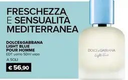 Il Tulipano Dolce & Gabbana Light Blue Pour Homme offerta