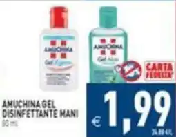 Supermercati Agorà Amuchina gel disinfettante mani offerta