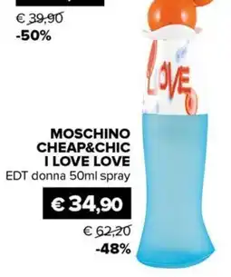 Il Tulipano Moschino Cheap&Chic I Love Love offerta