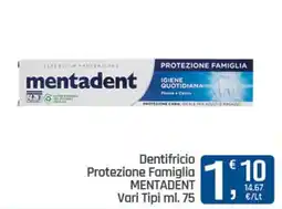 Ottimo Market Dentifricio Protezione Famiglia Mentadent offerta