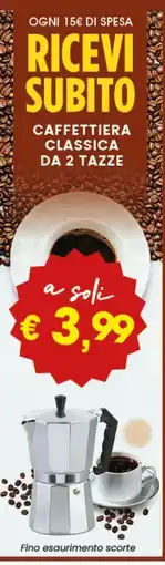 Interspar Caffettiera classica da 2 tazze offerta