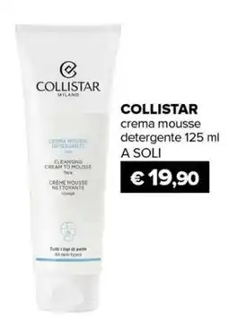 Il Tulipano Collistar crema mousse detergente offerta