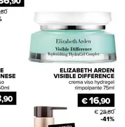 Il Tulipano Elizabeth Arden Visible Difference crema viso hydragel rimpolpante offerta