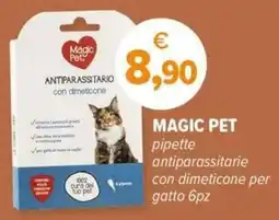 Il Tulipano Magic Pet pipette antiparassitarie con dimeticone per gatto offerta
