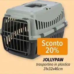 Il Tulipano Jollypaw trasportino in plastica offerta