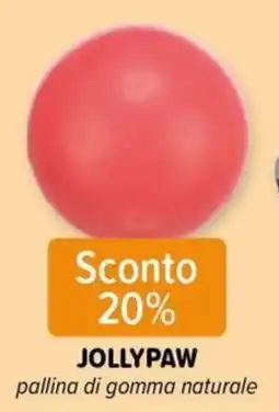 Il Tulipano pallina di gomma naturale JOLLYPAW offerta