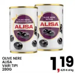 Interspar Olive nere Alisa vari tipi offerta