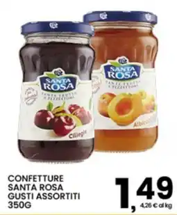 Interspar Confetture Santa Rosa gusti assortiti offerta