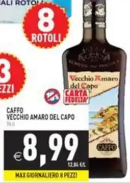 Supermercati Agorà Caffo Vecchio Amaro del Capo offerta
