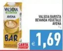Supermercati Agorà Valsòia barista bevanda vegetale avena offerta