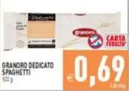 Supermercati Agorà Granoro dedicato spaghetti offerta