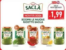 Supermercati Agorà Saclà Pesto offerta